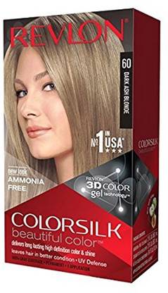 Revlon Colorsilk Natural Hair Color, 6A Dark Ash Blonde , Dark Ash Blonde