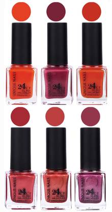 Unique Nails Gel Nail Polish Set 2657 Multicolor