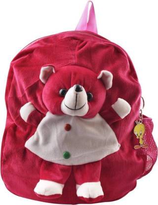 Babies Hub school bag kids play school bag soft teddy bear with Cartoon key ring Plush Bag