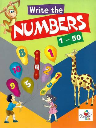 WONDER KIDS,WRITE THE NUMBERS 1 - 50