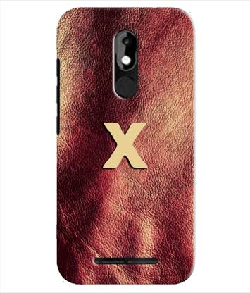 XPRINT Back Cover for Micromax Canvas Selfie 3 - Alphabet X