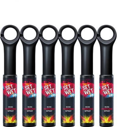 सेट वेट Go Musk Perfume Spray पॉकेट परफ्यूम  -  पुरुषों के लिए
