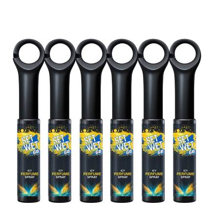 SET WET Go Icy Perfume Spray Pocket Perfume  -  For Men
