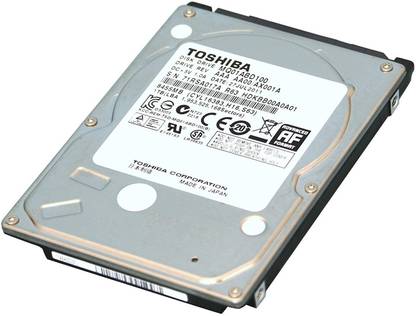 TOSHIBA Internal Hard Drive 1 TB Laptop Silver SATA Internal Hard Disk Drive (HDD) (1TB Laptop)