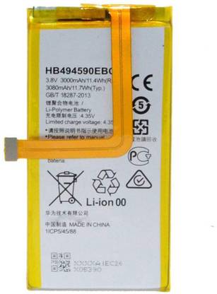 RJR Mobile Battery For  Huawei Honor 7 HB494590EBC 3000 mAh