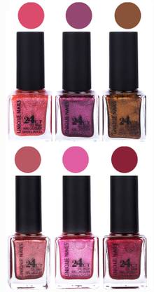 Unique Nails Gel Nail Polish Set 2668 Multicolor