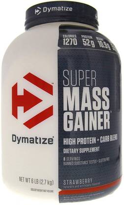 DYMATIZE Super Mass Gainer 6 Lbs Weight Gainers/Mass Gainers