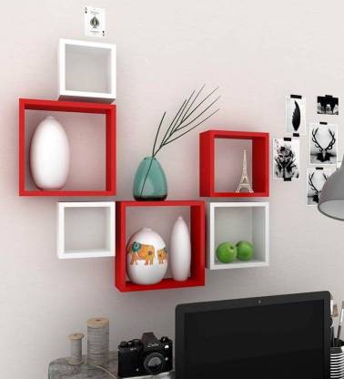 Aafiya handicrafts Af0498 MDF (Medium Density Fiber) Wall Shelf