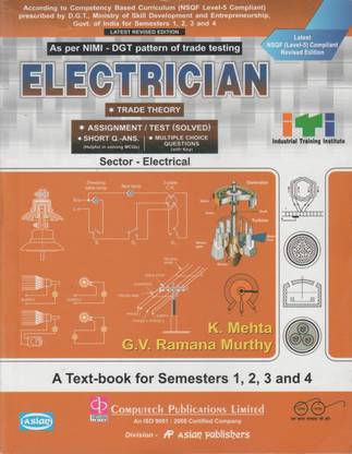 Electrician Trade Theory Assignment / Test (Solved) As Per NIMI Pattern