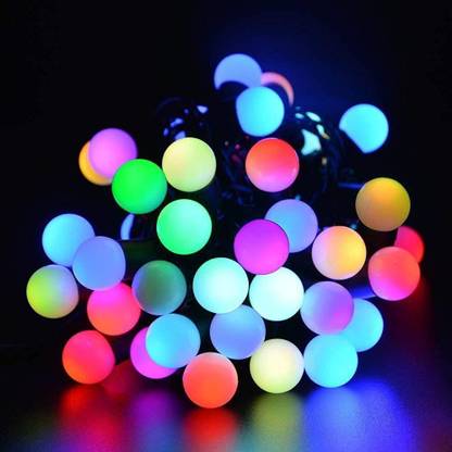 Uqine 25 LEDs 0.25 m Multicolor Flickering Ball Rice Lights  (Pack of 1)