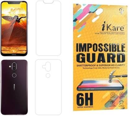 iKare Front and Back Screen Guard for Nokia 8.1