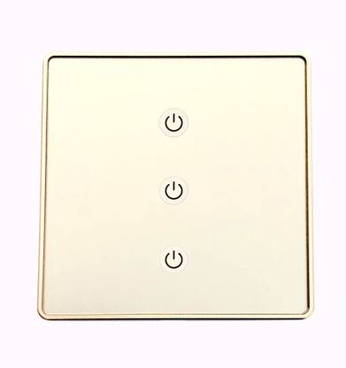 Auslese 3 Gang Glass Panel Remote Control Smart Switch