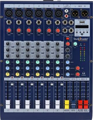 Studiomaster Air 6u With Usb And Bluetooth Analog Sound Mixer Price In India Buy Studiomaster Air 6u With Usb And Bluetooth Analog Sound Mixer Online At Flipkart Com