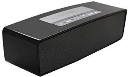 LIDDU Black Soundlink Portable Speaker|AUX Input|Pendrive Support|Compatible with All Android Mobiles (Black, 2.1 Channel) 8 W Bluetooth Speaker