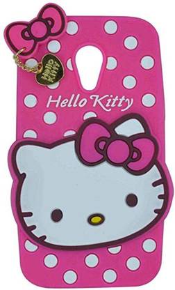 Comate Back Cover for Moto G2 (2nd Generation) Soft Cute Hello Kitty