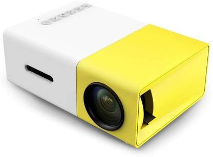 Lizzie Mini Projector YG300 Portable Full Color LED LCD Video Projector (400 lm) Portable Projector