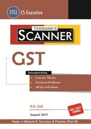 Taxmann's Scanner : GST (CS Executive)