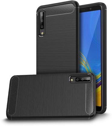 Backlund Back Cover for Samsung Galaxy A7 Back Case Cover Carbon Fiber Design Lightweight Shockproof Case (Samsung A7)