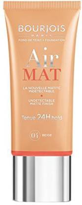 BOURJOIS Air Mat Undetectable Matte Finish 24H Foundation For Women 04 Beige 1 Ounce Foundation