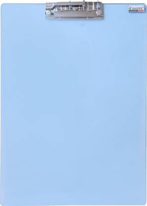 RASPER Sky Blue Acrylic Clip Board Exam Pad (14x10 Inches) Premium Quality