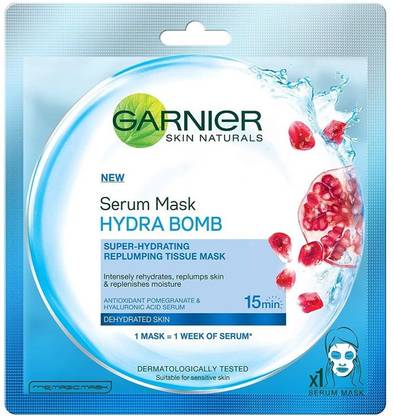 GARNIER Hydera Bomb Face Tissue Mask 1S