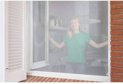 ITALISH Magnetic Mosquito Net for Windows with Self Adhesive Magnetic Strip (150 x 180 cm) Insect Net