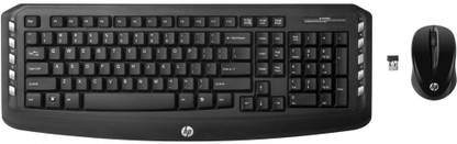 HP COMBO Wireless Multimedia Desktop Wireless Standard Multi-device Keyboard Compatible with Desktop, Laptop, Mac