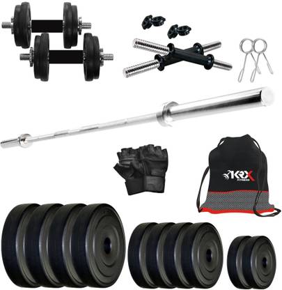 KRX 30 kg PVC COMBO 10 -SL Home Gym Combo