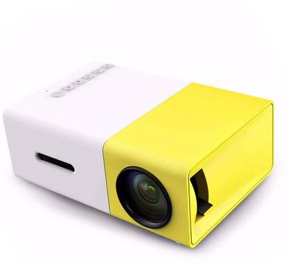 CALLIE LED Corded Mobiles Portable Projector (Yellow, White) 600 lm LED Corded Mobiles Portable Projector