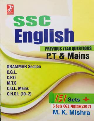 Ssc English Pt & Mains With 151 Sets By M K Mishra