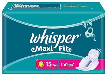 Whisper Maxi Fit L Wings Sanitary Pad