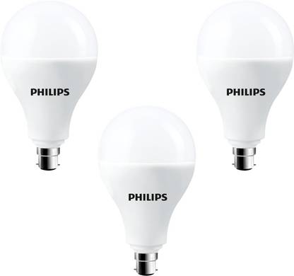 PHILIPS 40 W Basic Round B22 LED Bulb