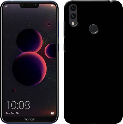 Dgeot Back Cover for Honor 8C (Black, 4GB RAM, 64GB Storage)