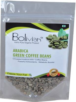 Bolivian Premium Quality Organic Green Coffee Beans for Weight Management 400 GM Pack of 1 Instant Coffee