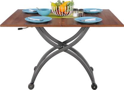 COMFOLD Convertible Coffee cum Dining Table Engineered Wood 2 Seater Dining Table