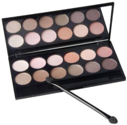 BuyChoice Eyeshadow Palette Glitter Shimmer Long-lasting Waterproof Natural Eye Makeup Cosmetic 12 Colors 5 g