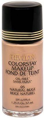 Revlon Original Colorstay Makeup Fond De Teint 1.25Oz37Ml Spf 6 Oil-Free 05 Natural Beige Foundation