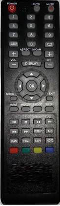 Axelleindia REMOTE CONTROL FOR LLOYD / INTEX / STAR / FUTEC / BPL GENUS / VU LED TV LED 18 - 09 VU LED Remote Remote Controller