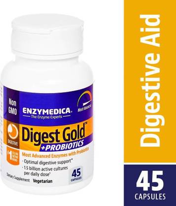 Enzymedica Digest Gold' plus Probiotics -- 45 Capsules