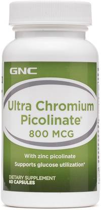 GNC Ultra Chromium Picolinate 800 MCG 60 Capsules
