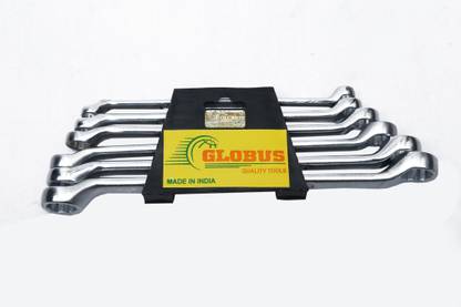 Globus 0314 RING SPANNER SET/ 6 PCS ( 6-17MM) Double Sided Box End Wrench