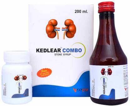 KEDLEAR COMBO STONE SYRUP WITH CAPSULES
