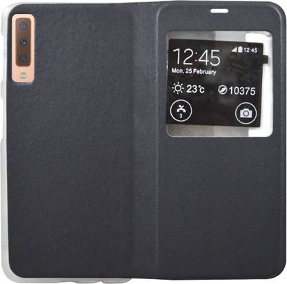 Coverage Flip Cover for Samsung Galaxy A7 (2018)