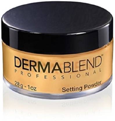 Dermablend Loose Setting Powder for Up To 16 Hours Of Coverage, Warm Saffron, 1 Oz. Compact