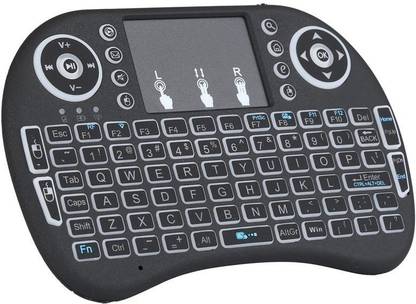 eDUST Smallest Backlight Wireless Keyboard & Mousepad Bluetooth, Wireless Handheld Multi-device Keyboard Compatible with Desktop, Laptop, Mac