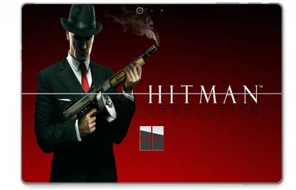 GADGETSWRAP GW26797 Microsoft Surface Pro 4 Printed hitman Absolute 2 Skin Top Only Vinyl Laptop Skin Compatible for 12.3 inch