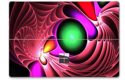 GADGETSWRAP GW25947 Microsoft Surface Pro 4 Printed Colour Illusion Pink Skin Top Only Vinyl Laptop Skin Compatible for 12.3 inch