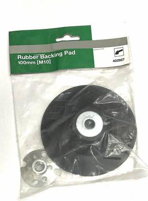 Tools Centre 100mm (4-inch) Rubber Backing Pad with Grinder Nut 4 inch Disc Sander