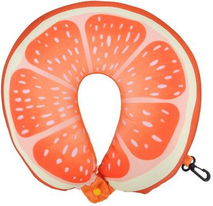 Futaba Orange Cotton Car Pillow Cushion for Universal For Car