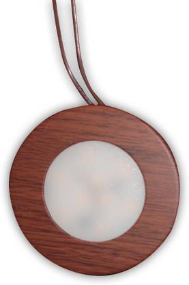 Mufasa Wood finish 3 watt Round Led Surface Panel, SLIM (White 6500k) Ceiling Light Ceiling Lamp